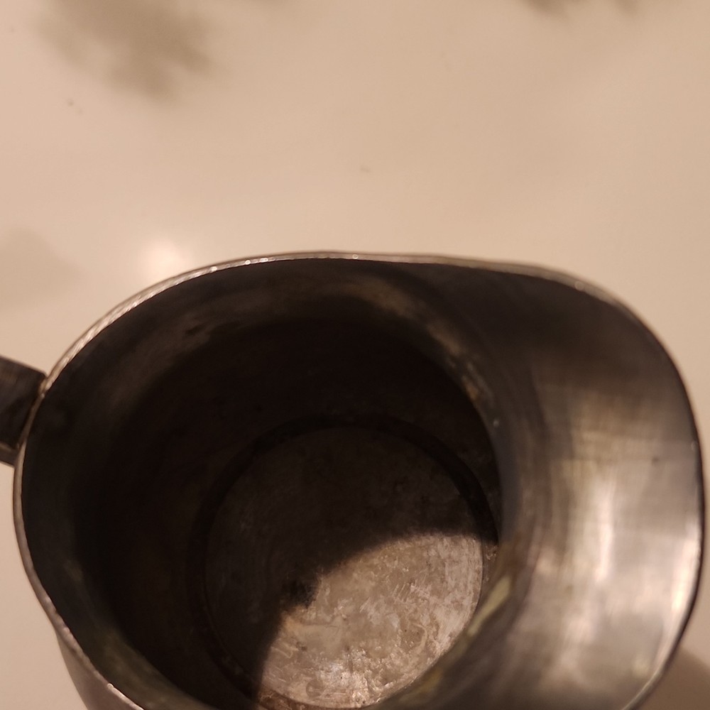 Reiffel & Husted Co., Milton Silver Co. Silverplate Teapots & Creamer Set