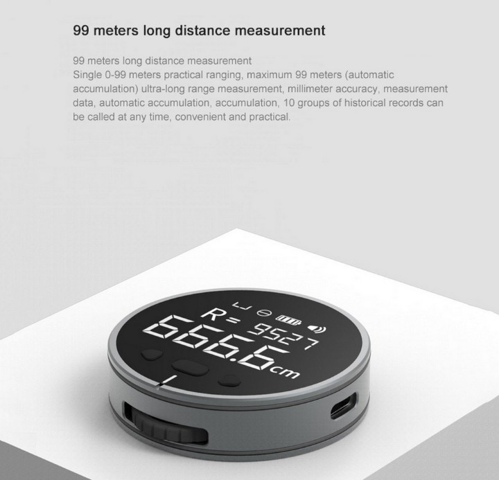 Electronic Digital Measuring Ruler LCD High Precision Distance Measuring Instrum