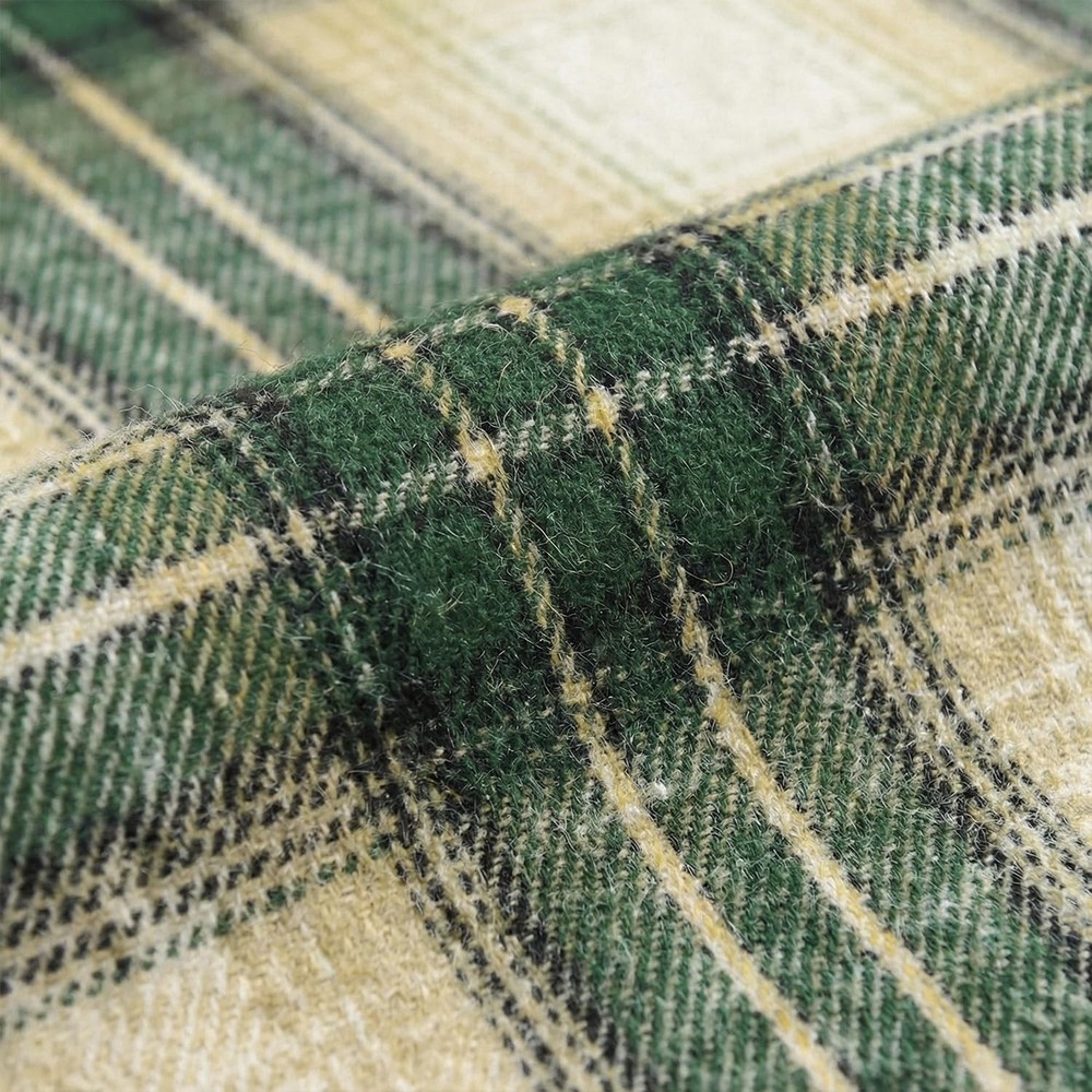 Green Light Coffee Farmhouse Plaid Spring Table Runner, ST. Patrick Rustic Holid