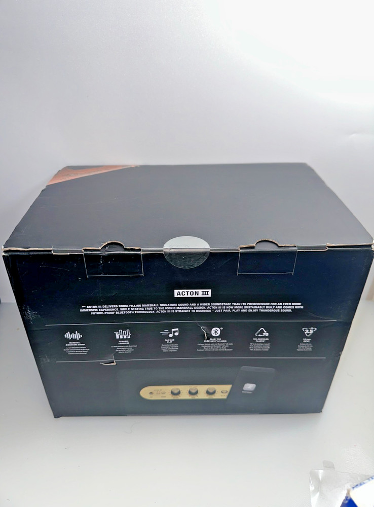 NEW Marshall Acton III Bluetooth Speaker - Black