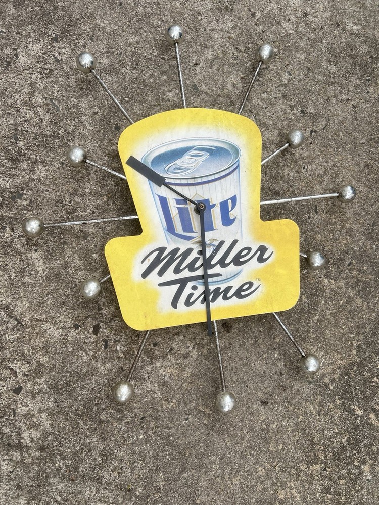 Miller Lite Decorative Clock