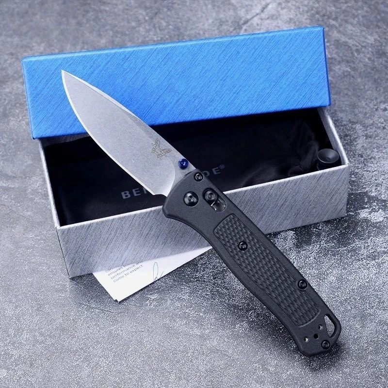 Benchmade - Bugout 535 EDC knife, equipped with black CF-Elite handle USA