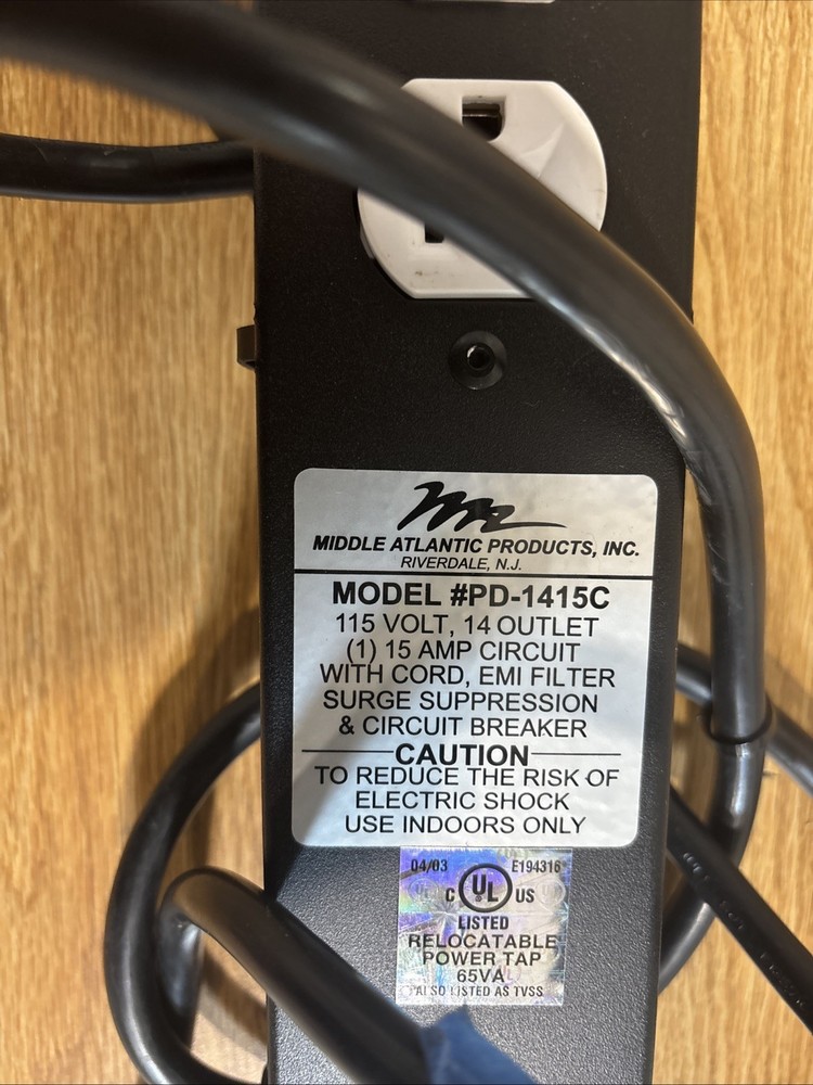 Middle Atlantic PD-1415C
