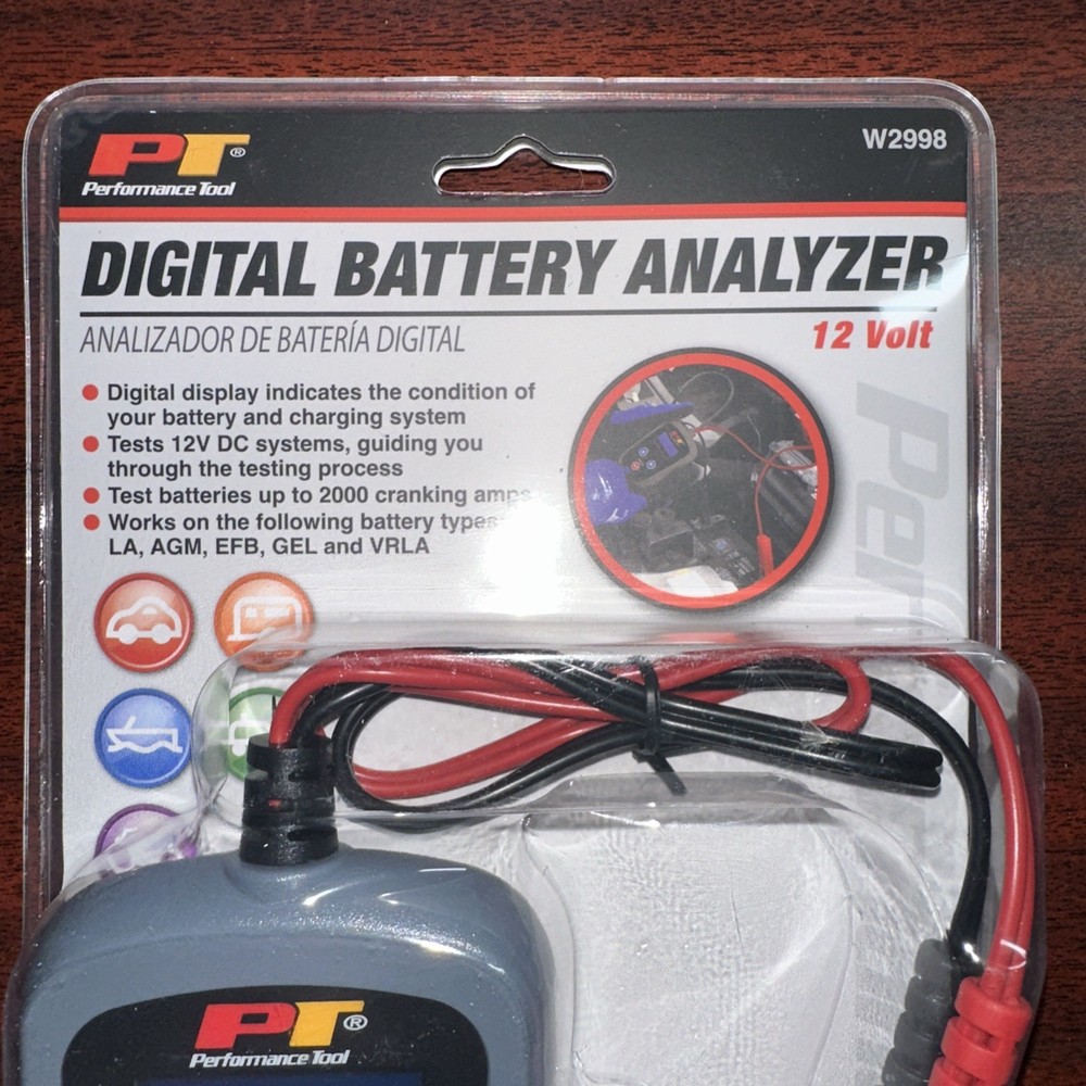Digital Battery Analyzer with Digital Display -12 Volt- Item #W2998