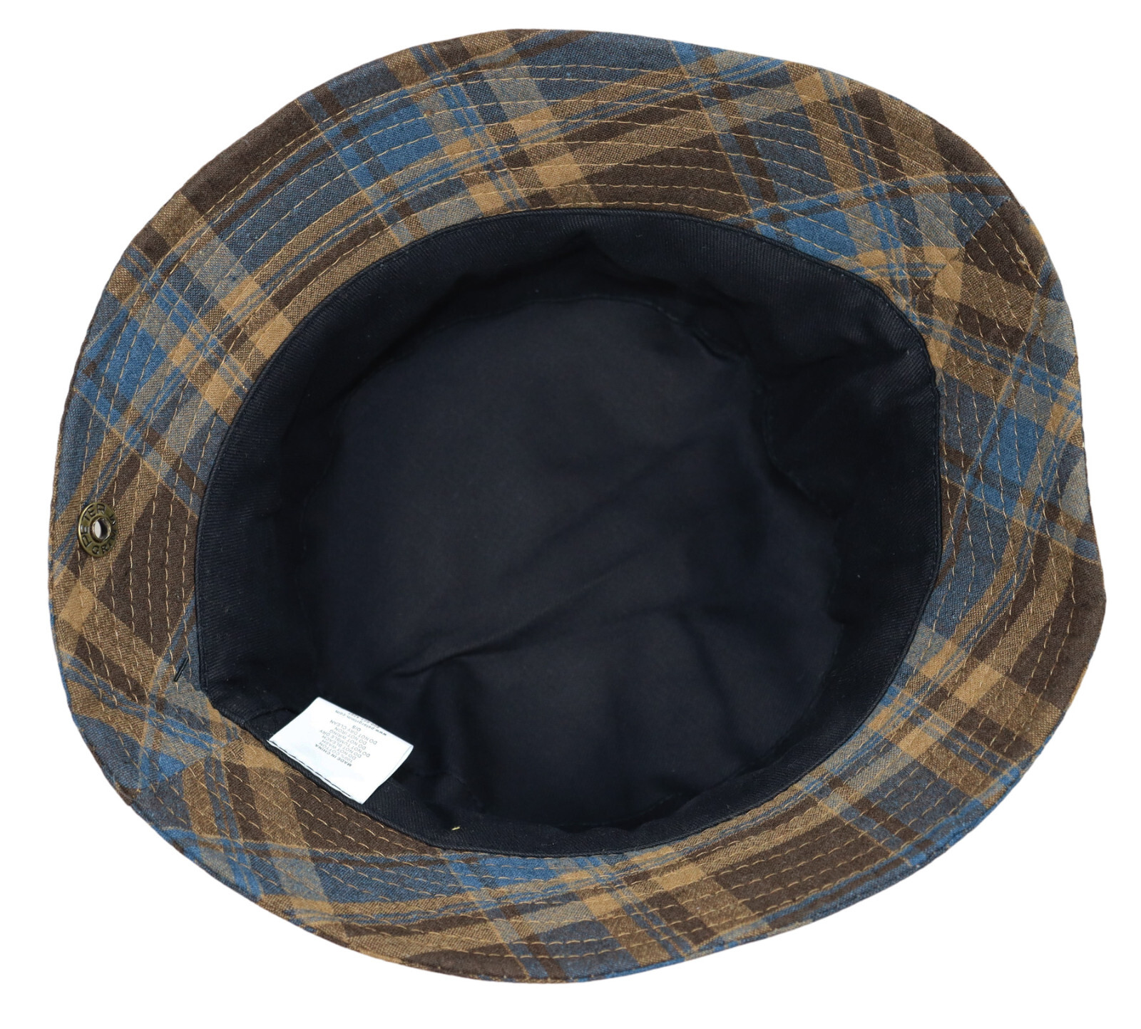 Peter Grimm Niki Plaid UV Protection Bucket Hat OSFM NWT Brown Multi