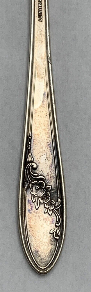 Oneida Community Fork Silver Silverplate Flatware Tudor Plate Queen Bess Wreath