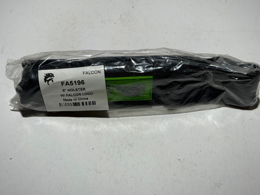 Falcon Flashlight Holster 8" Black FA5196