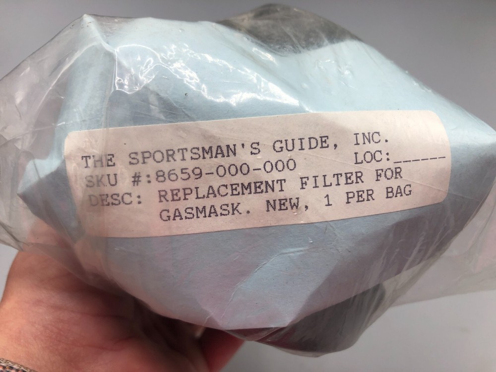 New / Unopened Replacement Filter for Gasmak - Israeli Surplus