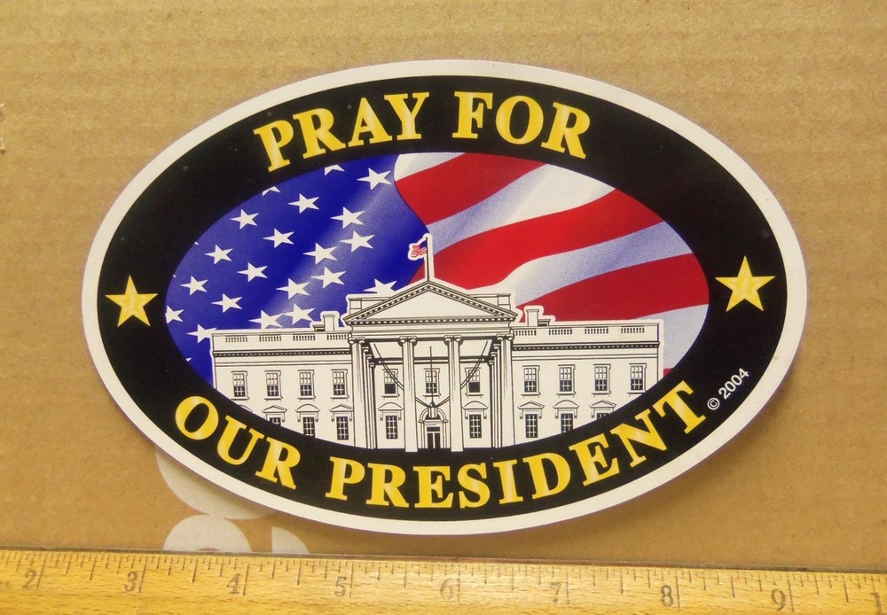 Pray for Our President Oval Magnet