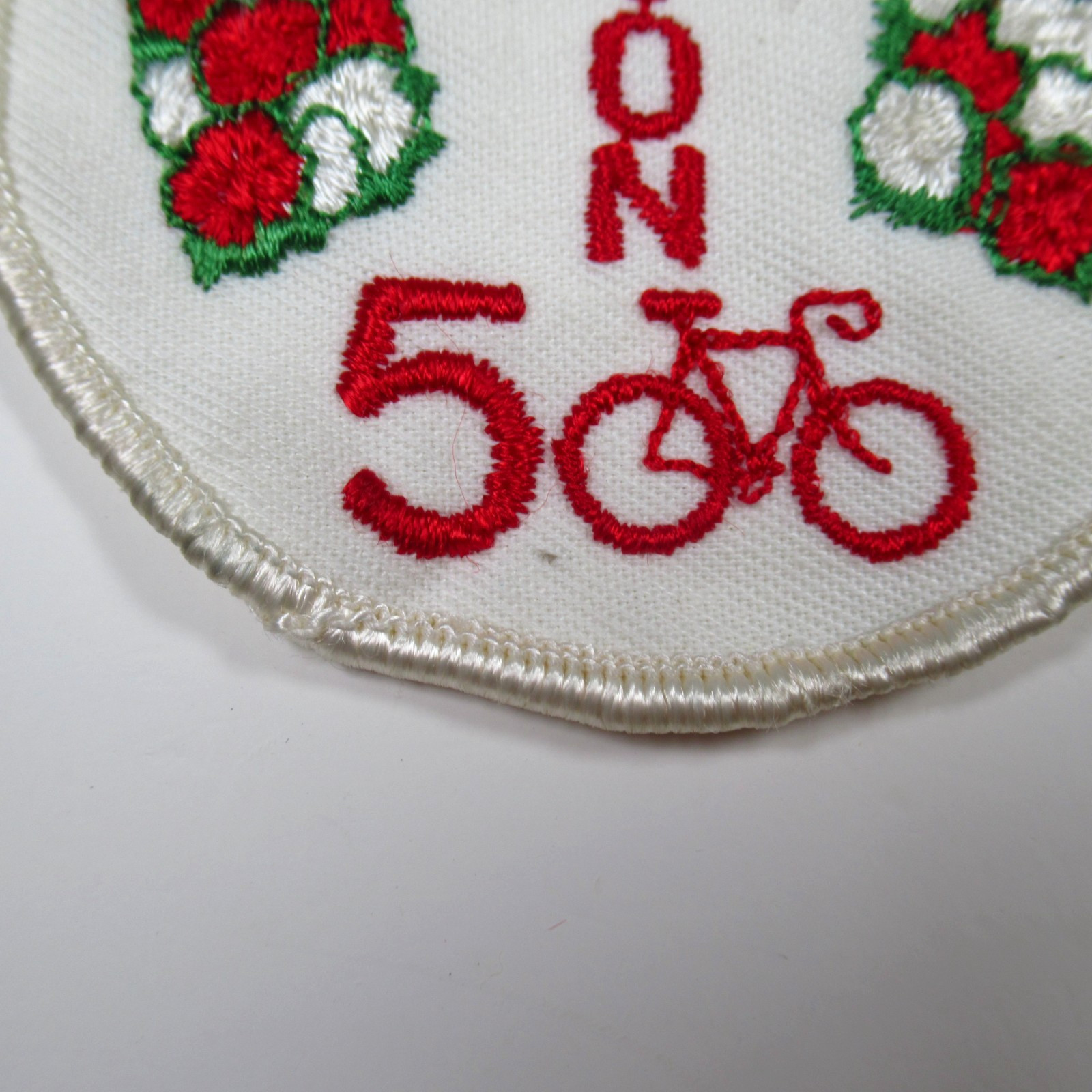Arlington 5 Furlongs cycling patch vintage embroidered bicycle club sew on