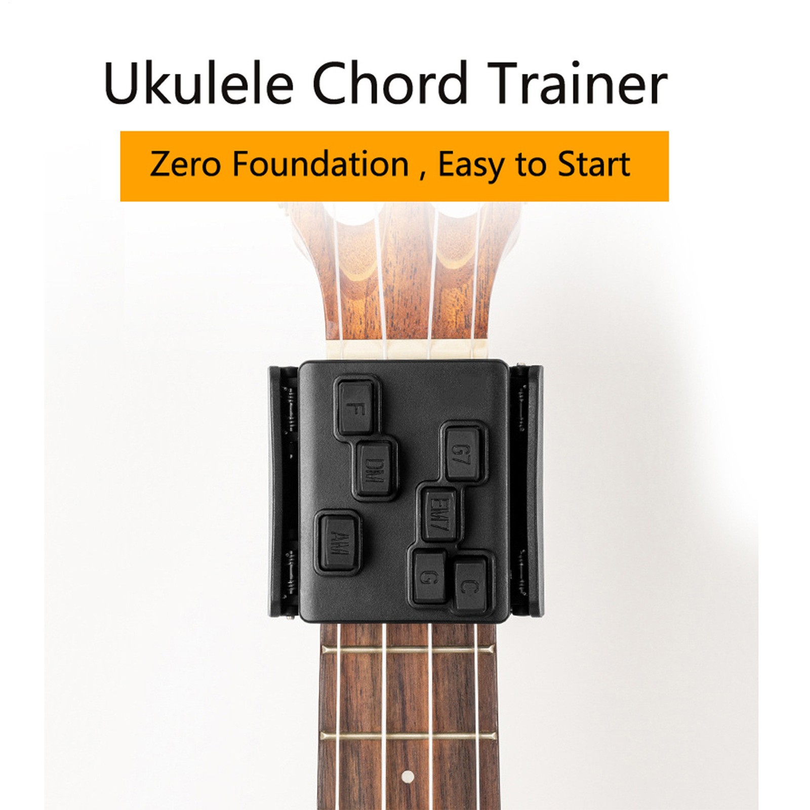 Guitar Chord Helper Ukulele Attachment Chord Presser Guitar Trainer 23-26 Inches