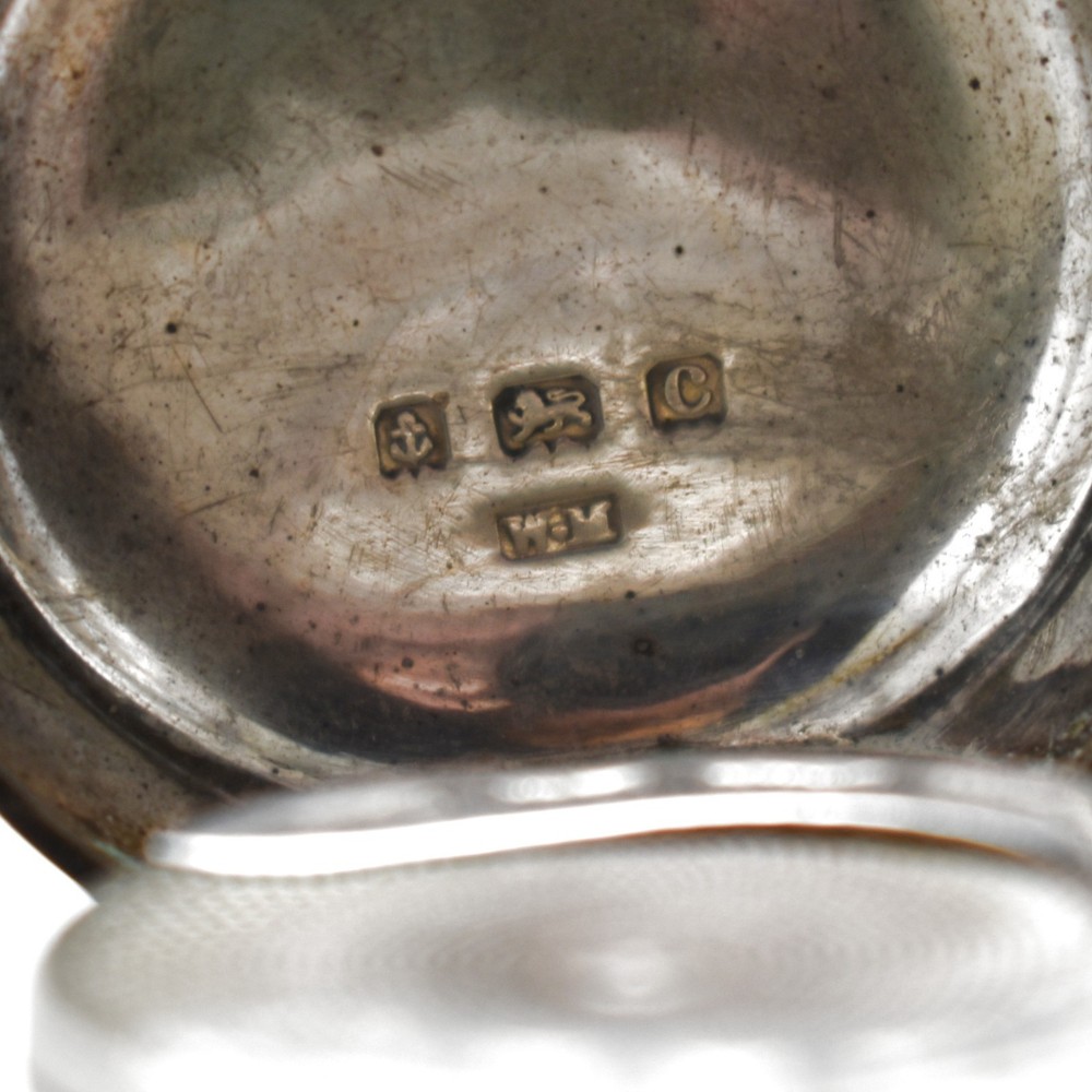 Antique Edwardian Sterling Solid Silver Sovereign Case 1904