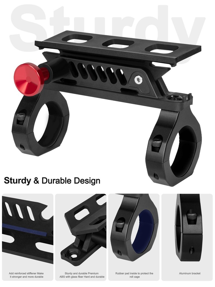 Quick Release UTV Fire Extinguisher Mount Kits, Adjustable Roll Bar Fire Exti...