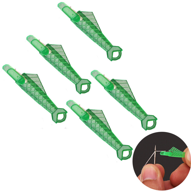 Mini Fish Type Automatic Needle Threader Handcraft Sewing Tool Accessories .