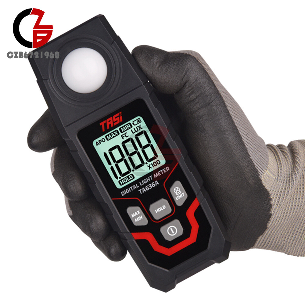 TA636A Digital Light Meter Illuminance Lux Meter Illuminometer Handheld Ambient