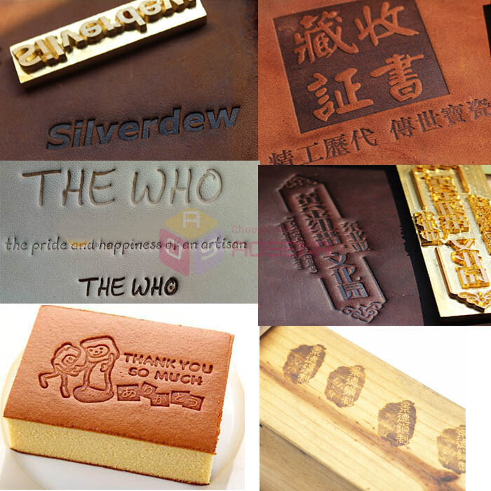 Portable Hot Foil Stamping Machine Handheld Leather Printer Branding Embossing