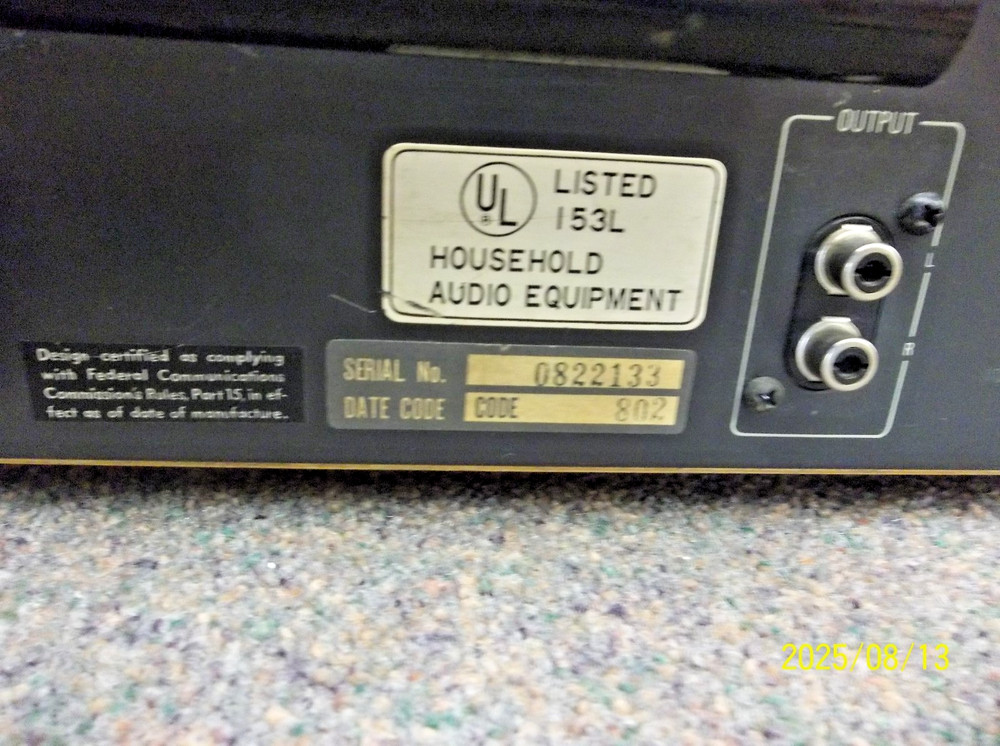 VINTAGE MCS 3700 AM/FM Stereo Tuner
