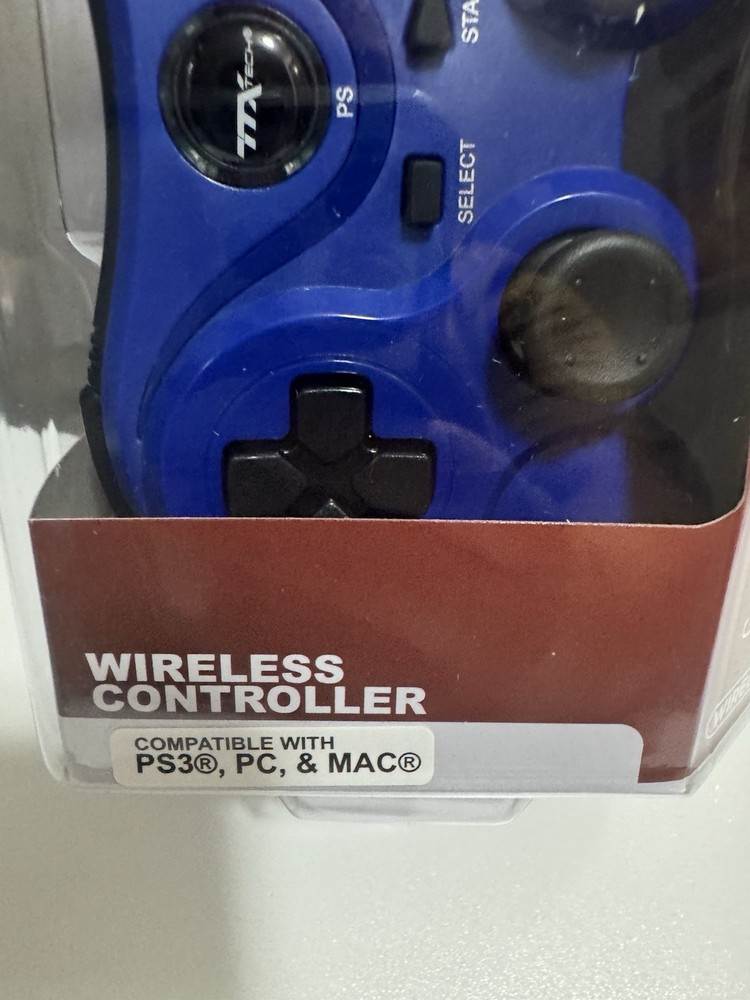TTX Tech PS3 Wireless Controller Blue