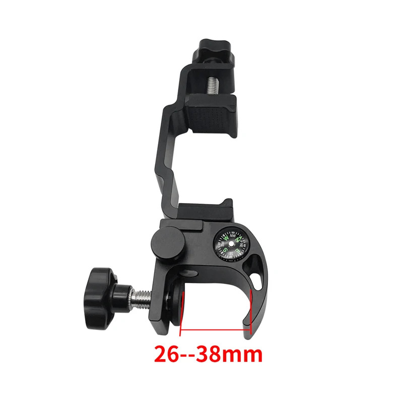 Corrosion-resistant GPS Pole Clamp With Compass &Open Data Collector Cradle