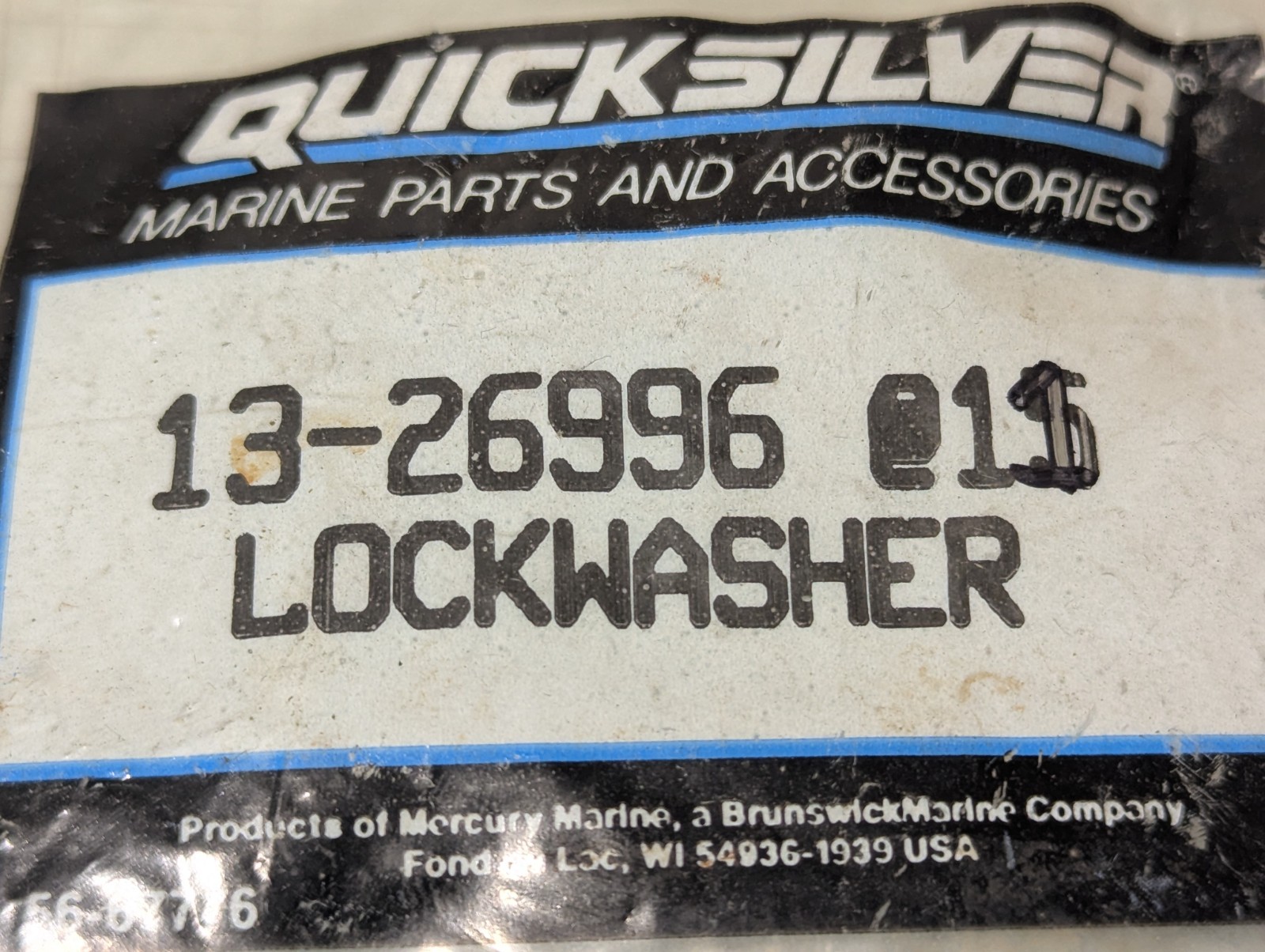 Lot of 11 Genuine Mercury Stainless Lock Washers 13-26996 NEW OEM