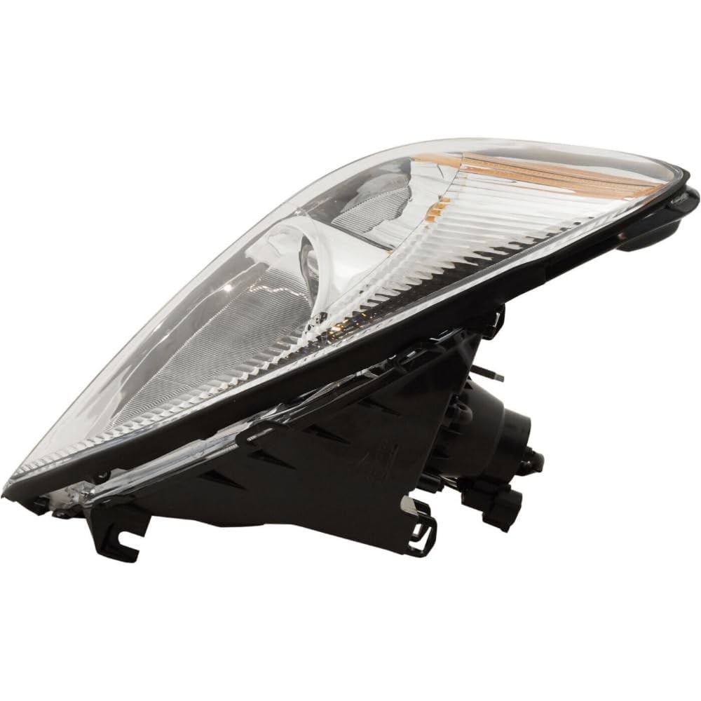 Right Headlight for Taurus 2000-2007 Clear Lens Chrome w Bulbs