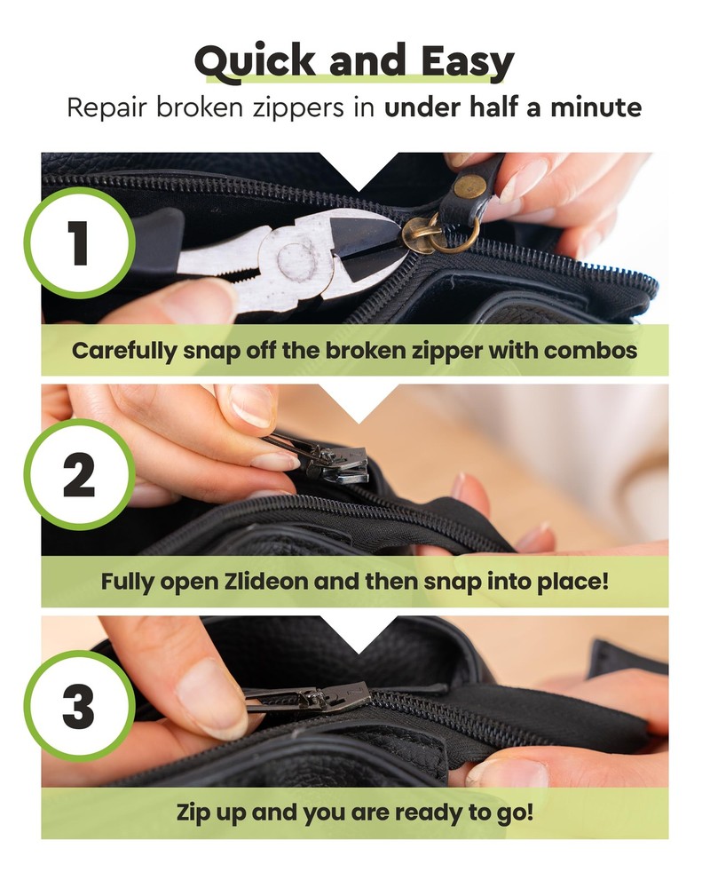 Zipper Pull Replacement Silver Normal L Instant Slider Plastic Zippers