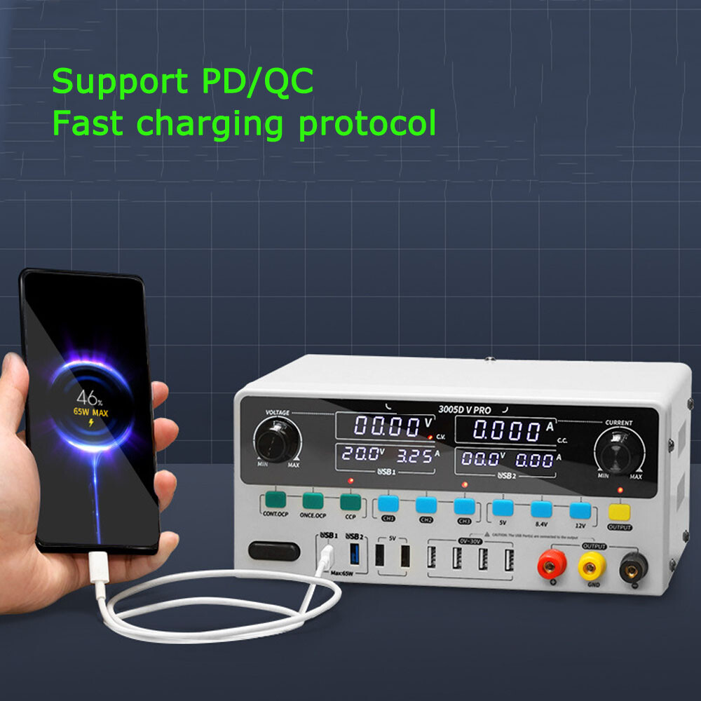 High Precision Adjustable DC Regulated Power Supply Laboratoryrging Tool 30V 5A