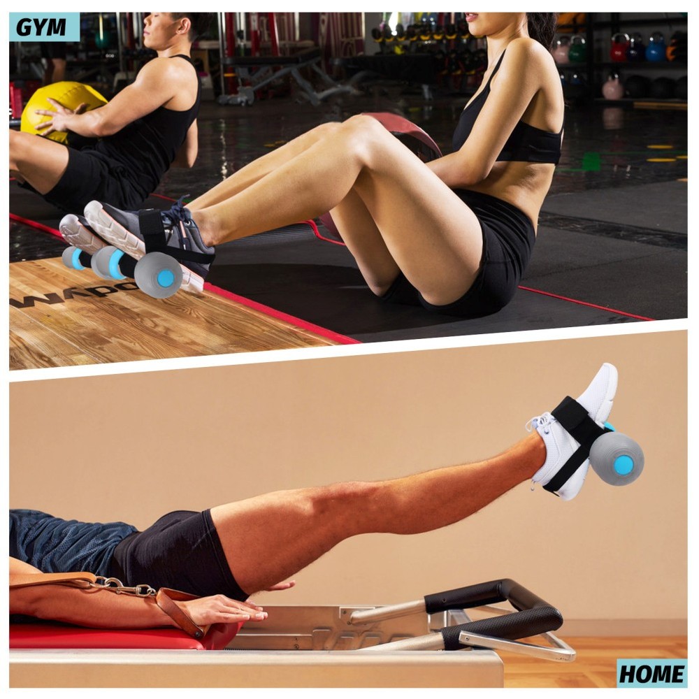 Leg Curl Attachment Straps Ankle Weights Adjustable Dumbbell