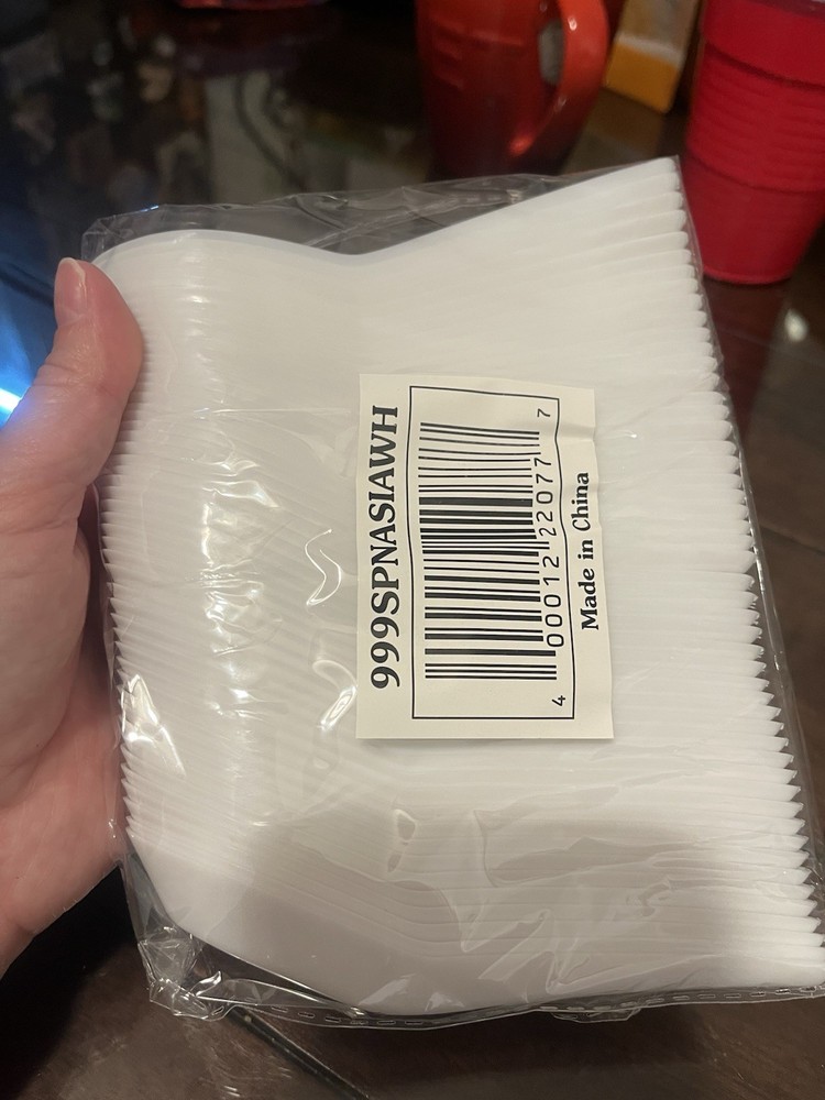 Disposable Asian Soup Spoons 50 Pcs
