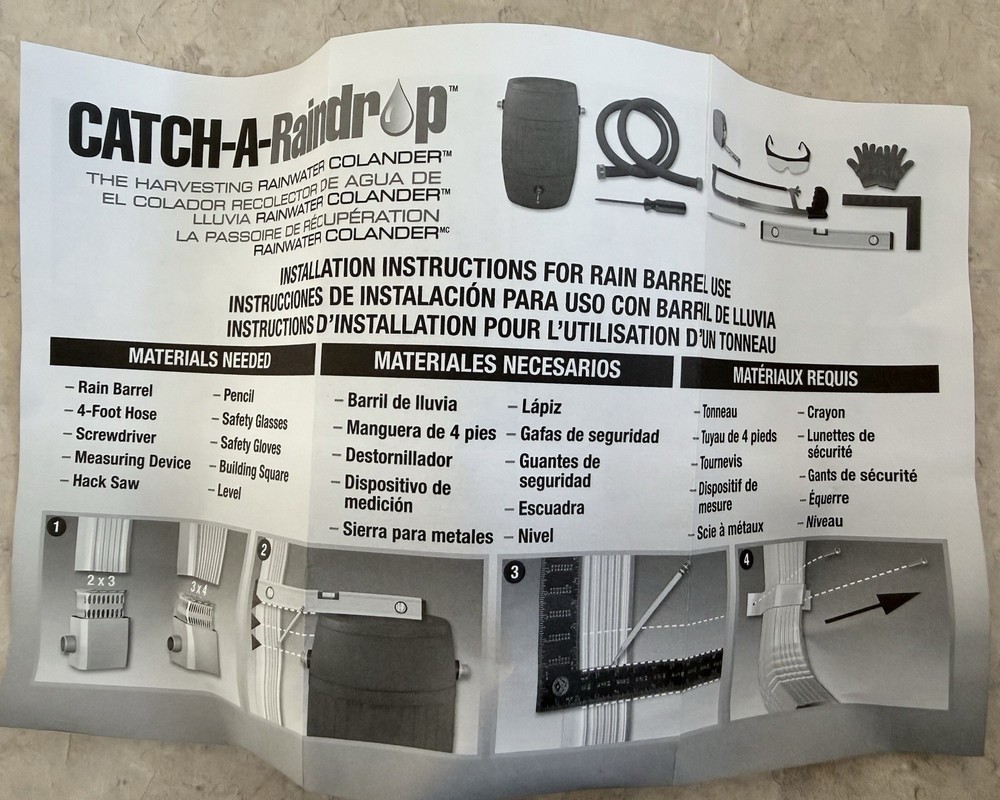 Amerimax 37042 Catch A Rain Gutter Water Diffuser