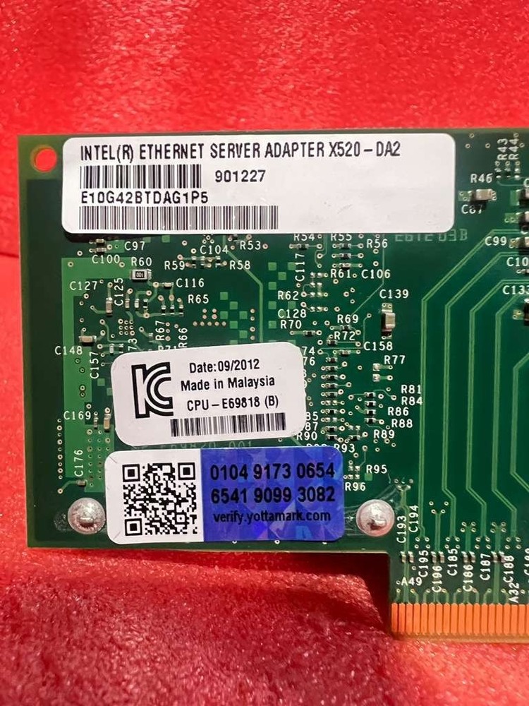 Intel X520-DA2 10GB Ethernet Server Adapter (E10G42BTDA)