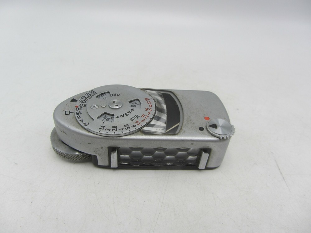 Leitz Leica MC Chrome Camera Shoe Mount Light Meter - Responds to Light