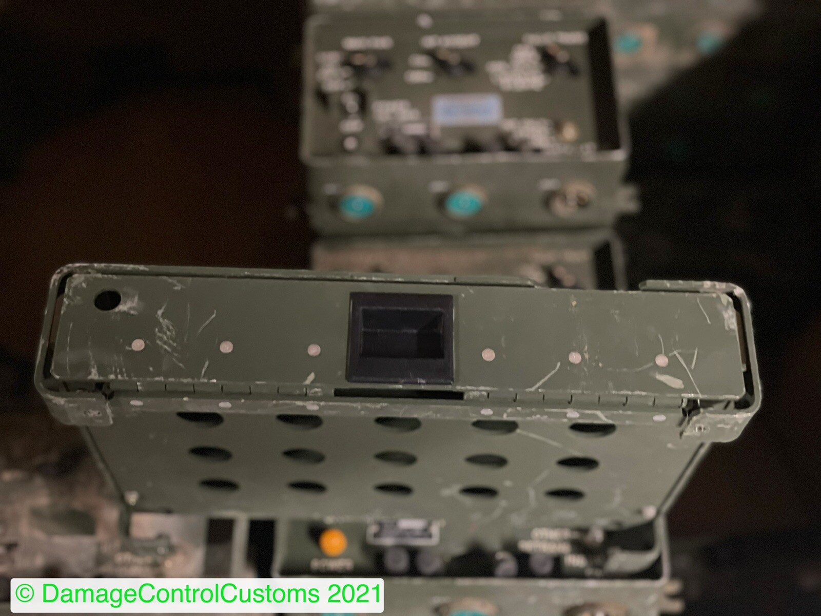 Blue Force Document Storage For Radio Deck, HUMVEE HMMWV M998 M1123 M1097 LMTV