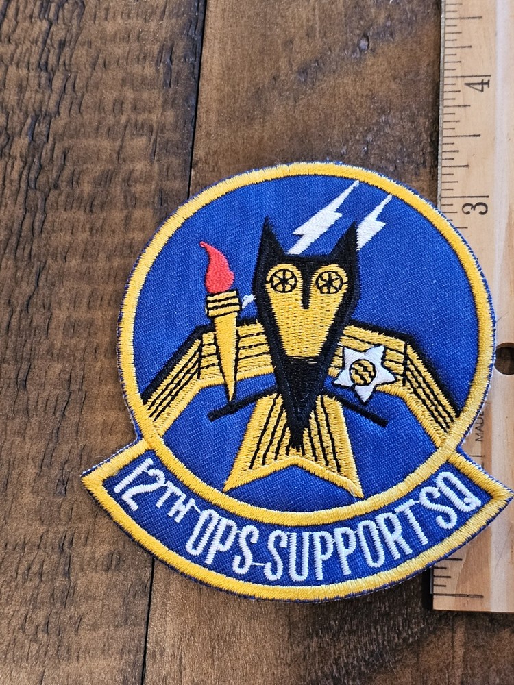 1960s USAF Air Force Cold War Era 12th Operations Support Squadron Patch L@@K!!!