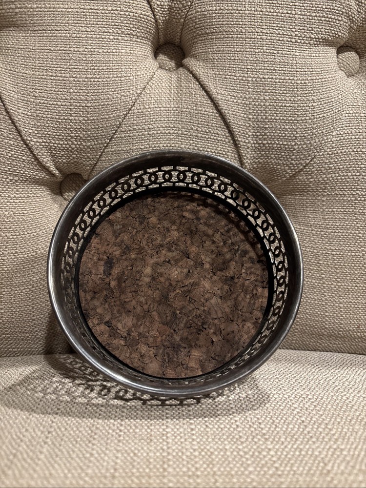 Towle Silver Plate E.P. 3029 Wine Bottle Coaster Cork Insert