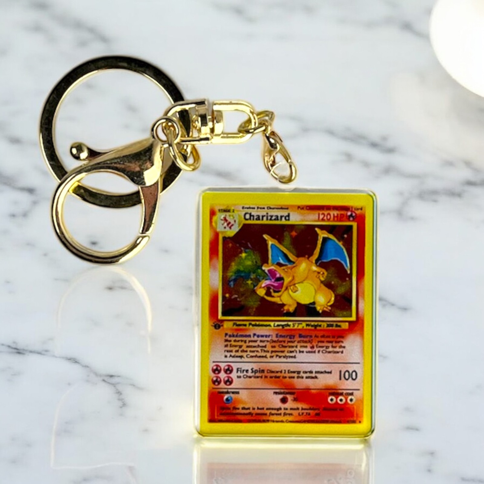 Pokemon TCG Card Acrylic Keychain - You Choose! Rayquaza, etc. Fan Art - 5cm