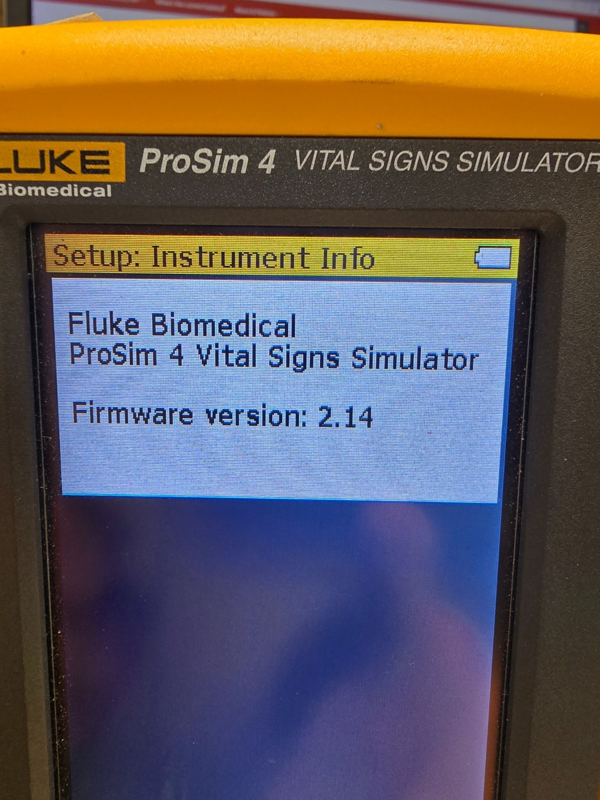 FLUKE Biomedical ProSim 4 Vital Signs Simulator TESTED 7-2022 Calibration
