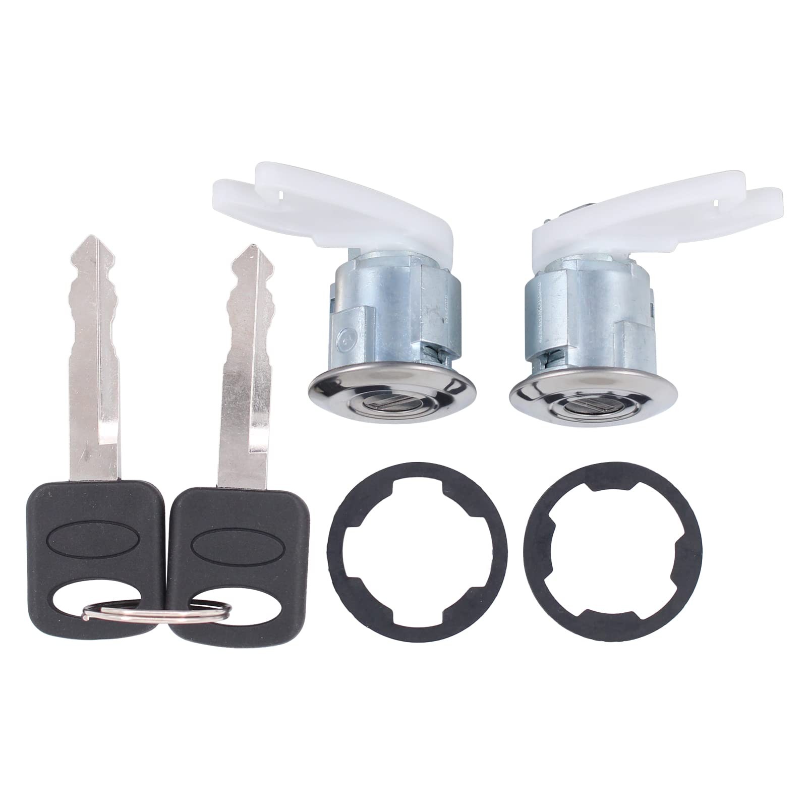 Door Lock Cylinder w Keys Left & Right for Ford F-150 F-250 F-350