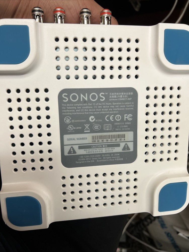 Sonos Connect Amp Gen 1 Wireless Streaming Amplifier