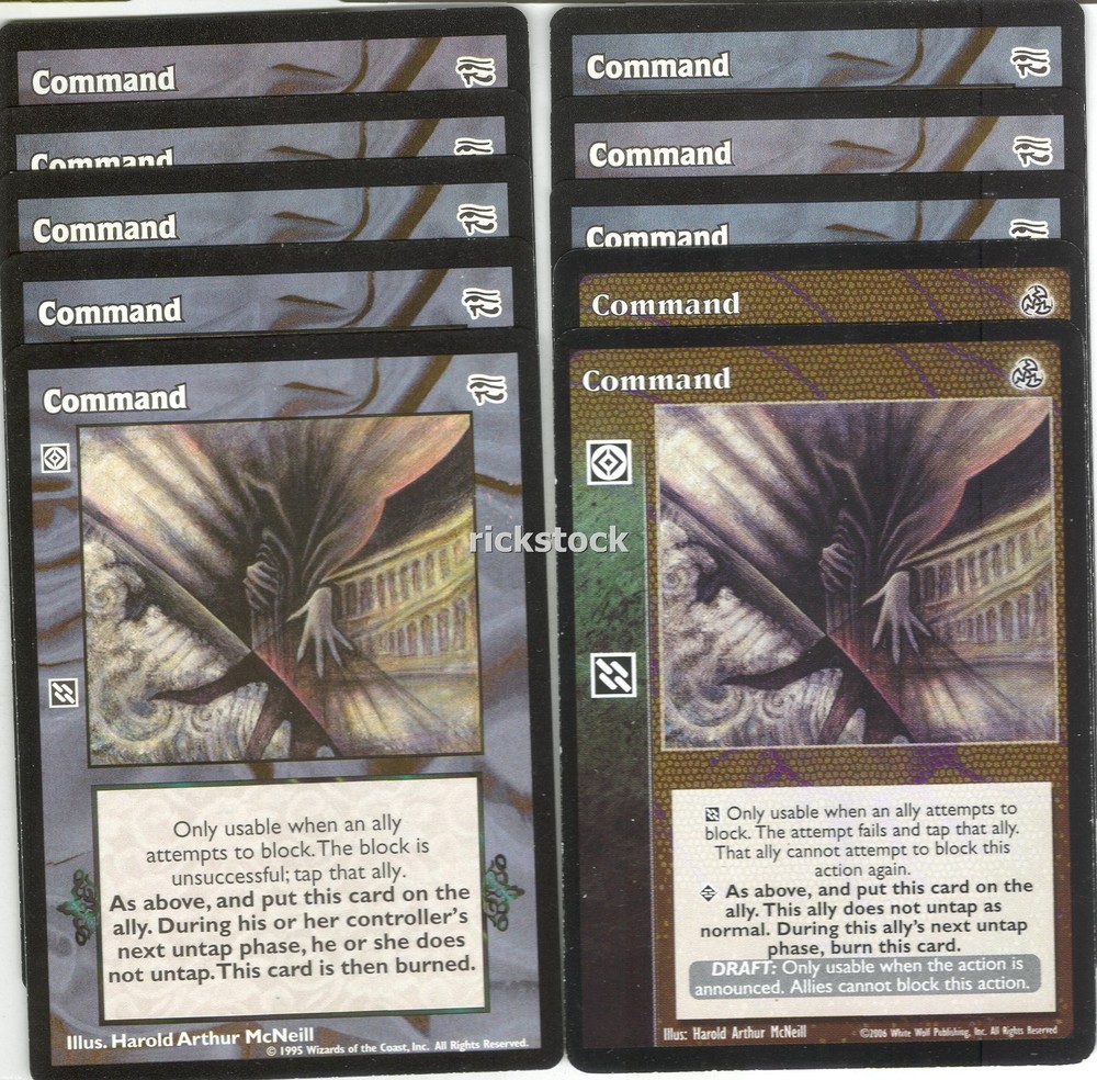 Command x10 AH 3rd Ed VTES Jyhad