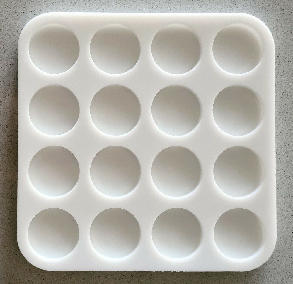 Flat Disc Pendant Silicone Mold AU