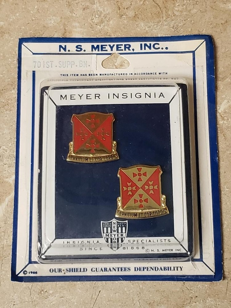 701st Support Battalion Crest DUI (Sealed)