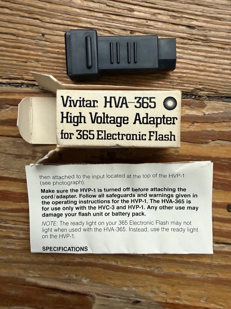 Vivitar HVA-365 High Voltage Adapter – Flash Power Accessory