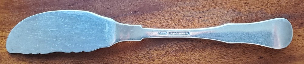 Samuel Kirk Silver Cheese Spreader