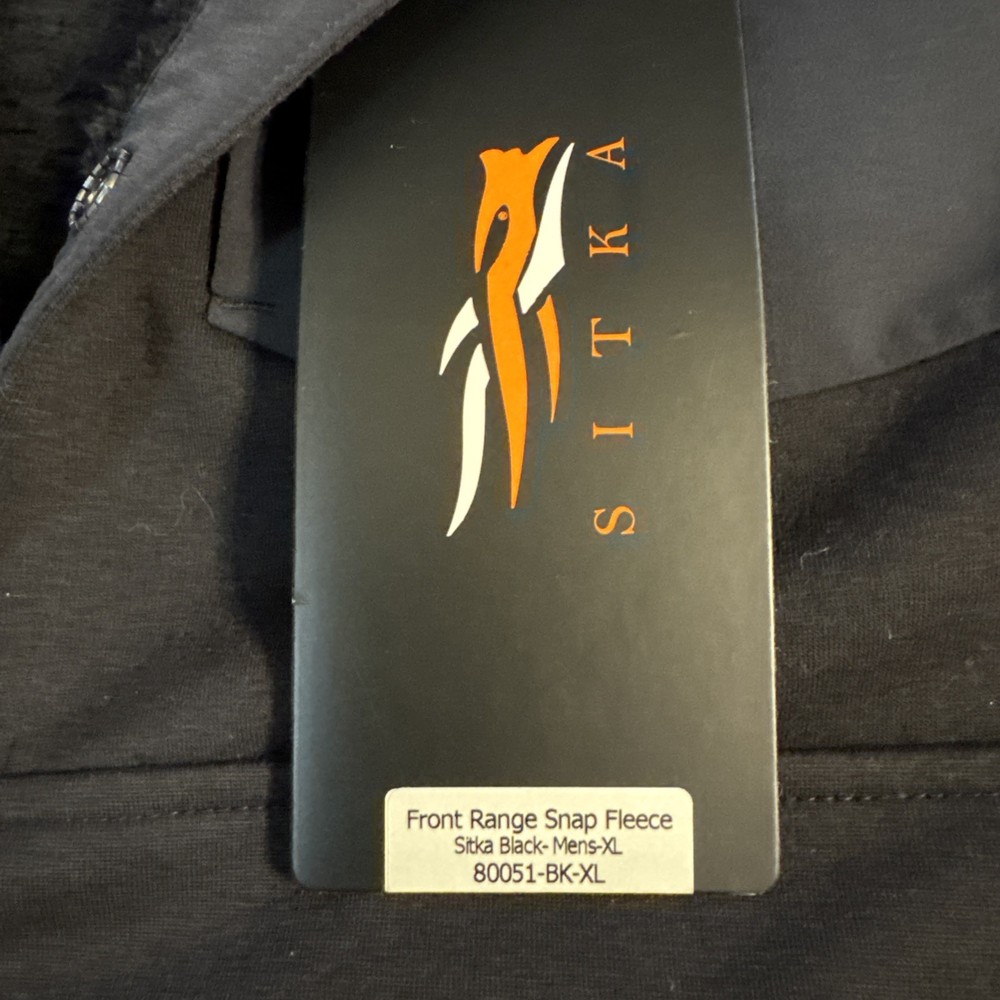 Sitka Front Range Snap Fleece Jacket XL