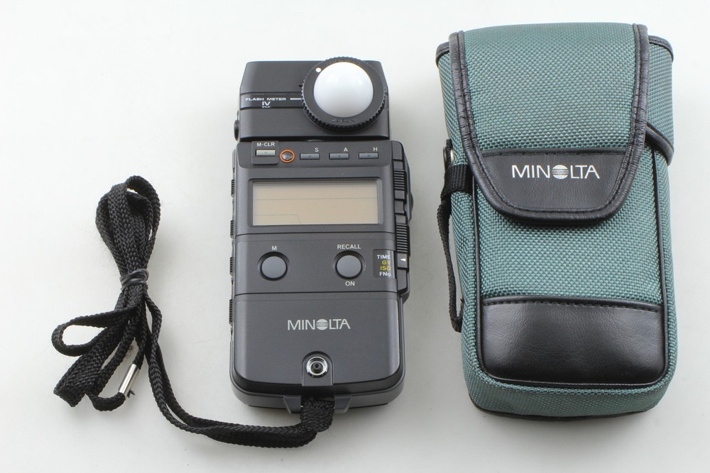 Read [MINT w/ Case Strap] Minolta Flash Meter IV Light Meter From JAPAN