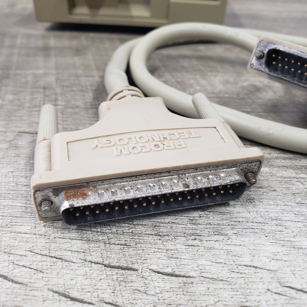 Procom Technology PXF 1200 External Floppy Disk Drive w/ Cable *UNTESTED*