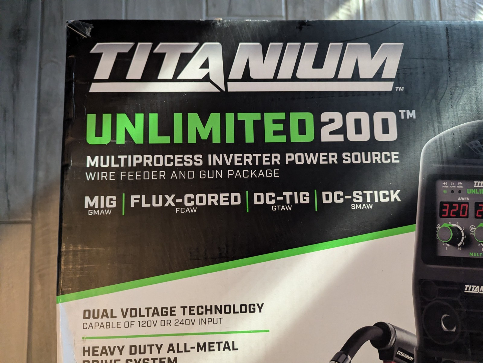Titanium Unlimited 200 120/240 V Inverter Multiprocess Welder TI-UL200 NEW