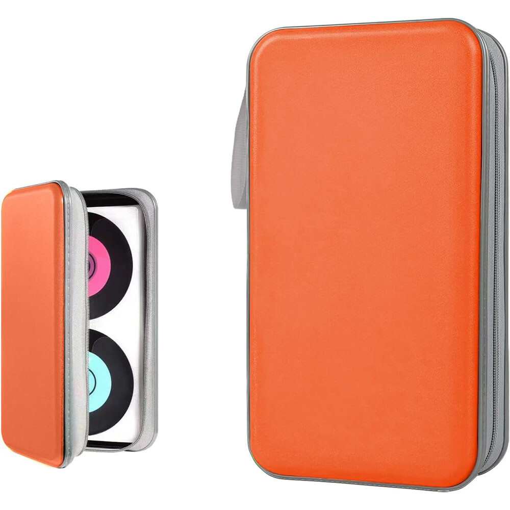 72 Capacity CD/DVD Case Holder Portable Wallet Hard Plastic Protective Storage
