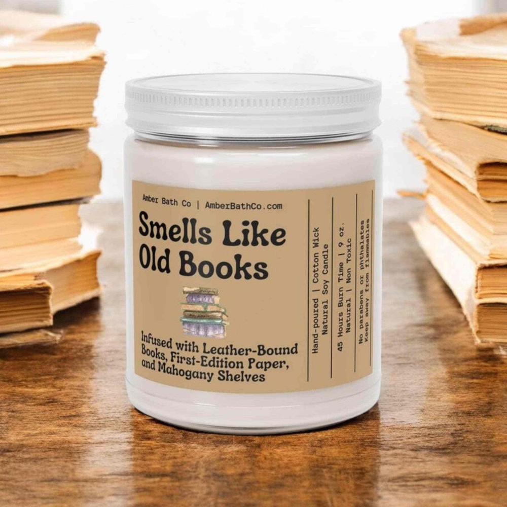 Smells Like Old Books Soy Candle
